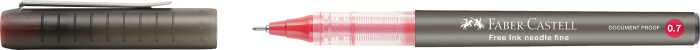 ROLLER FREE INK NEEDLE 0.7MM ROSU FABER-CASTELL [2]
