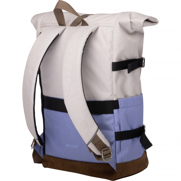 RUCSAC ROLLUP BICOLOR CREM POPCORN-BLEU WALKER [2]