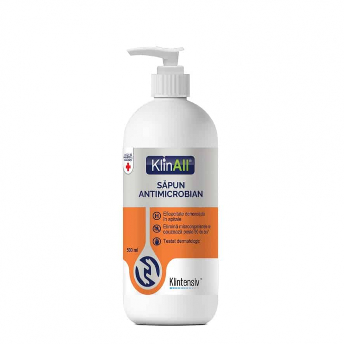 SAPUN LICHID 500ML CU DEZINFECTANT KLIN ALL KLINTENSIV [1]