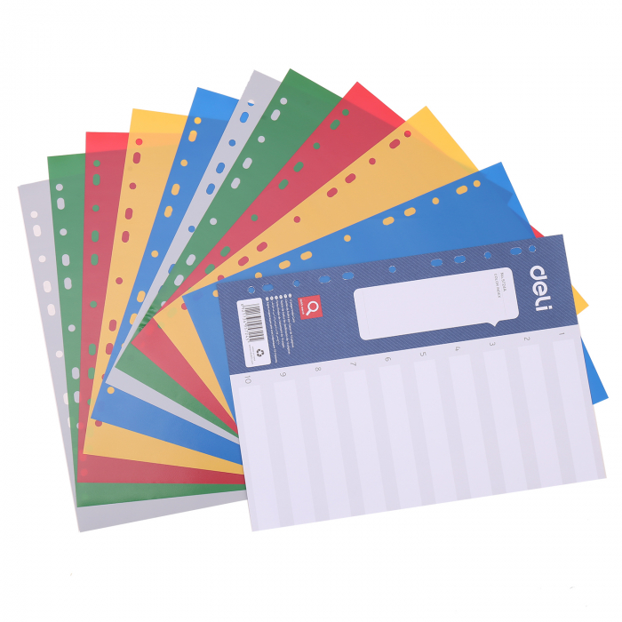 SEPARATOARE INDEX PLASTIC 1-10 DELI [2]