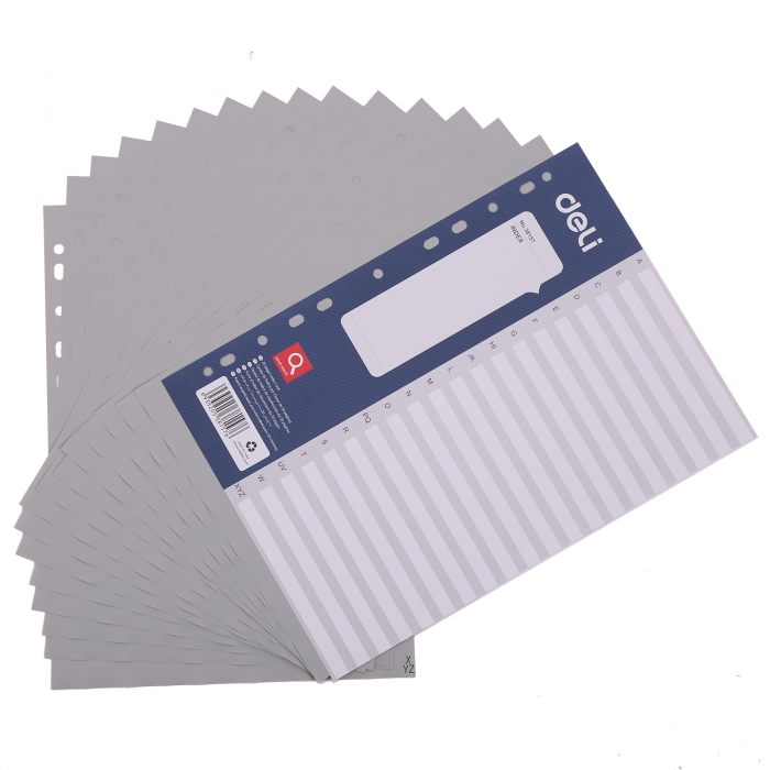 SEPARATOARE INDEX PLASTIC A-Z DELI [3]