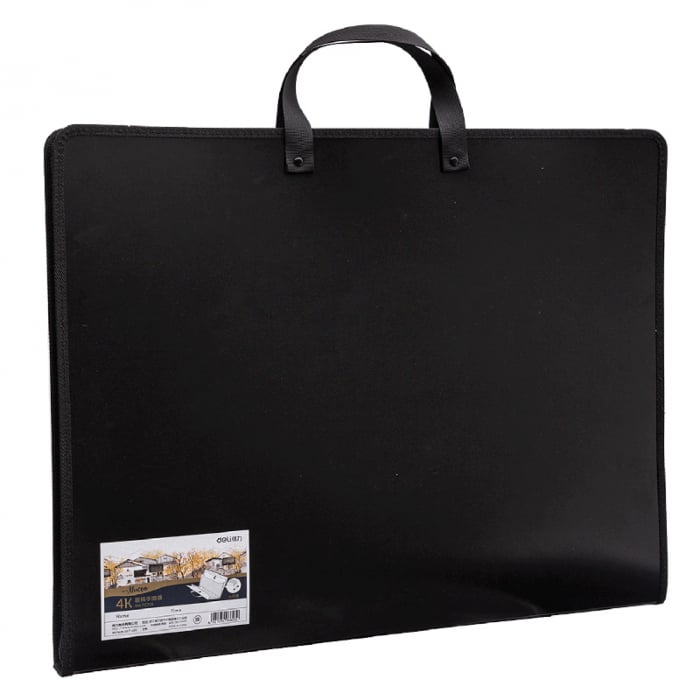 SERVIETA PP PENTRU PORTOFOLIU PICTURA 590x460x35MM NEAGRA DELI [1]