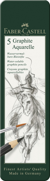 SET 5 BUC CREION GRAFIT AQUARELLE FABER-CASTELL [1]