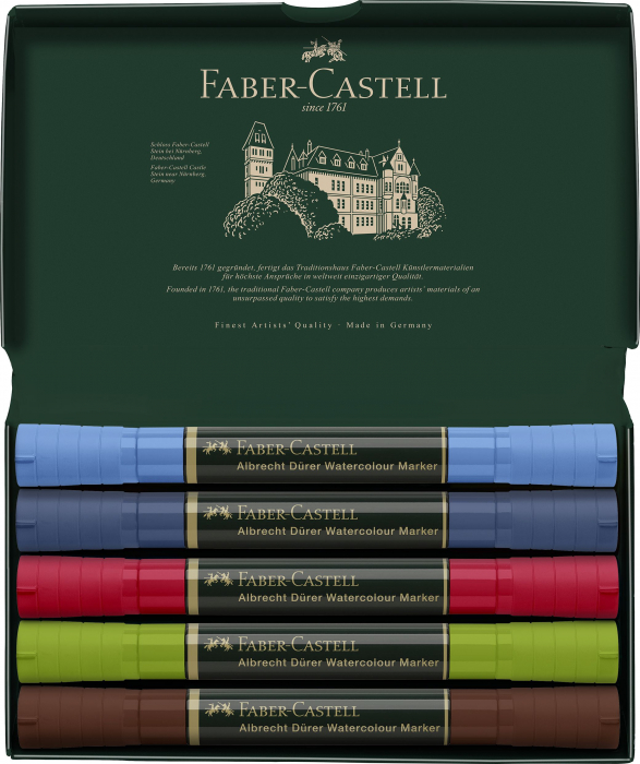 SET 5 MARKERE SOLUBILE SKETCHING A.DURER FABER-CASTELL [2]