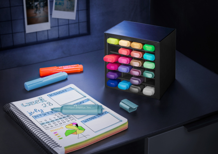SET BIROU 24 BUC TEXTMARKER 46 FABER-CASTELL [3]