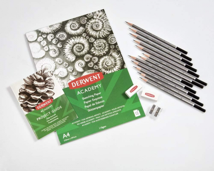 SET CREIOANE GRAFIT 6B-5H PENTRU INCEPATORI DERWENT ACADEMY [2]