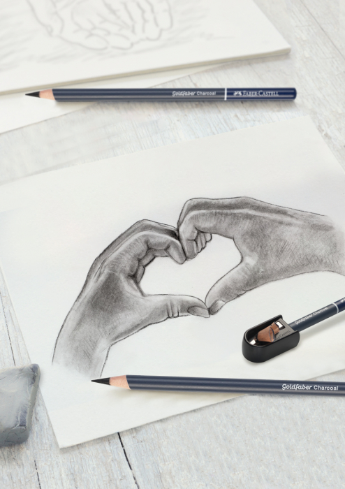 SET DESEN CARBUNE 8 BUC FABER-CASTELL [4]