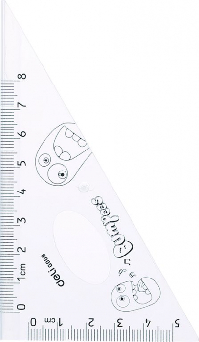 SET GEOMETRIE 4 PIESE TRANSP.  BUMPEES EG00803 DELI [5]
