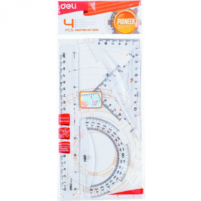 SET GEOMETRIE 4 PIESE TRANSP. EG00412  DELI [1]