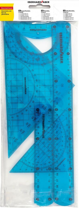 SET GEOMETRIE 5 PIESE FLEXIBIL COLOR EBERHARD FABER [1]