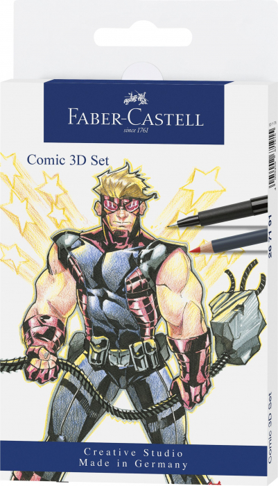 SET PITT ARTIST PEN COMIC 11 PIESE FABER-CASTELL [1]