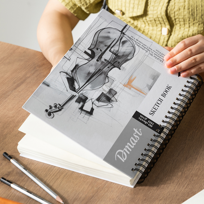 SKETCH BOOK A4 60 FILE 160G LANDSCAPE DMAST BY PEBEO [5]