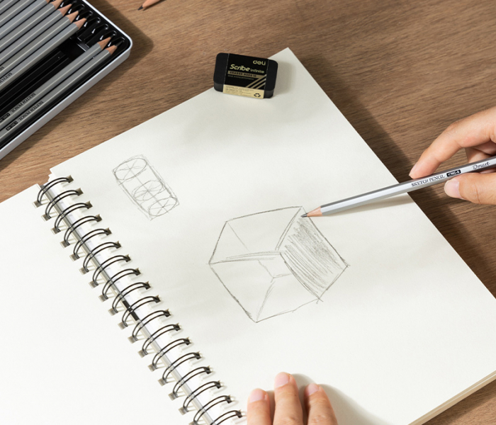 SKETCH BOOK A4 60 FILE 160G LANDSCAPE DMAST BY PEBEO [4]