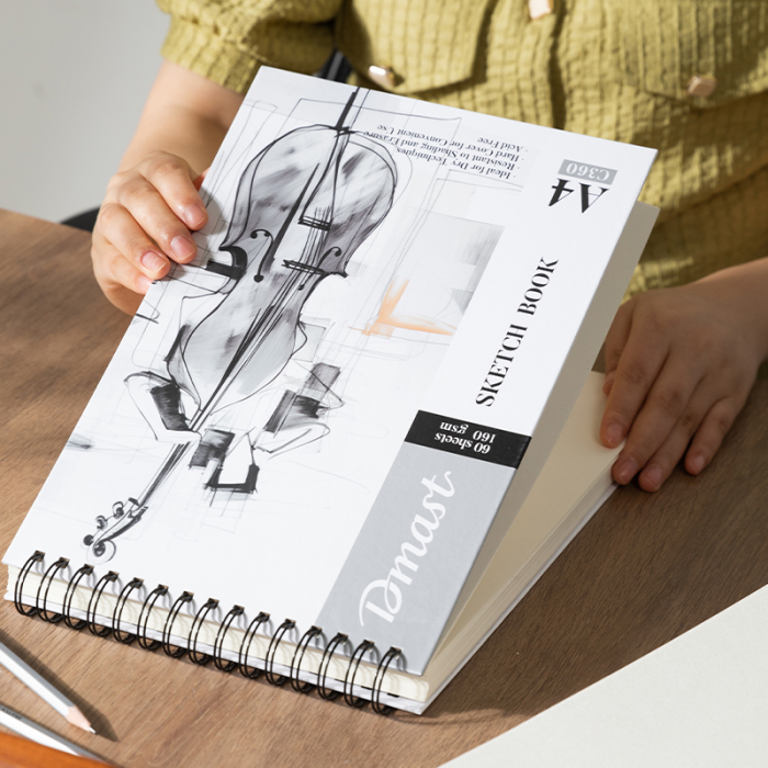 SKETCH BOOK A4 60 FILE 160G PORTRET DMAST BY PEBEO [5]