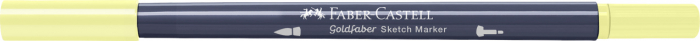 SKETCH MARKER 2 CAPETE GALBEN DESCHIS GLAZURAT 104 GOLDFABER FABER-CASTELL [4]