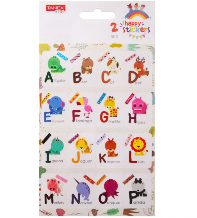 STICKER LITERE MARI 2 2/SET MTC-107 TANEX [1]
