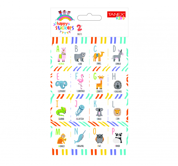 STICKER LITERE MARI 2/SET MTC-103 TANEX [1]