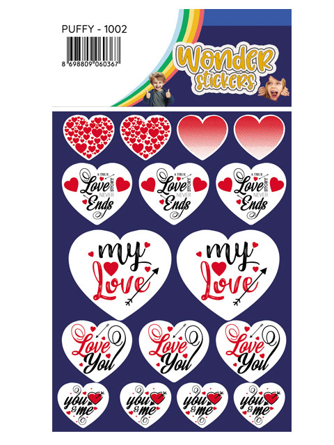 STICKER PUFFY LOVE SERIES 1002 TANEX [1]