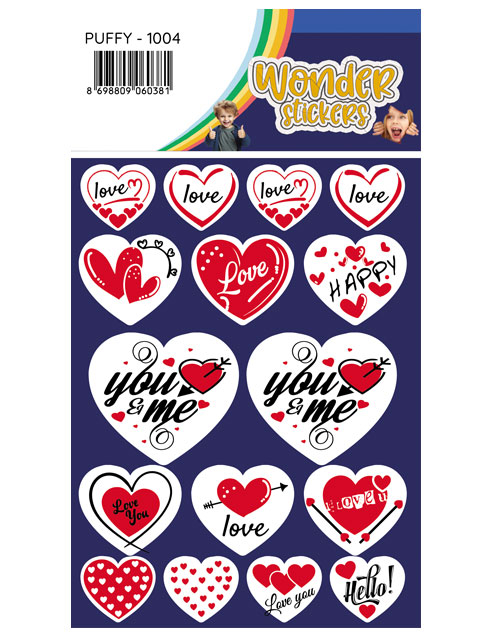 STICKER PUFFY LOVE SERIES 1004 TANEX [1]