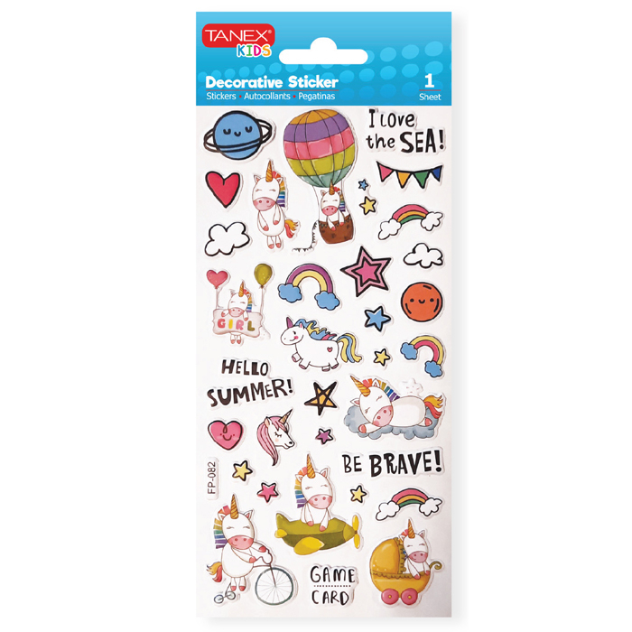 STICKER PUFFY UNICORNS 2 TNX-25123 TANEX [1]