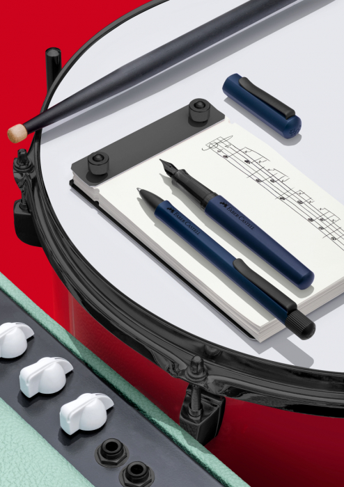 STILOU HEXO ALBASTRU MAT M FABER-CASTELL [5]