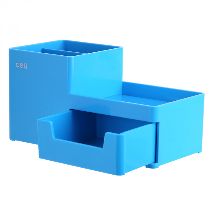 SUPORT BIROU 3 COMPART+SERTAR BLEU DELI [1]