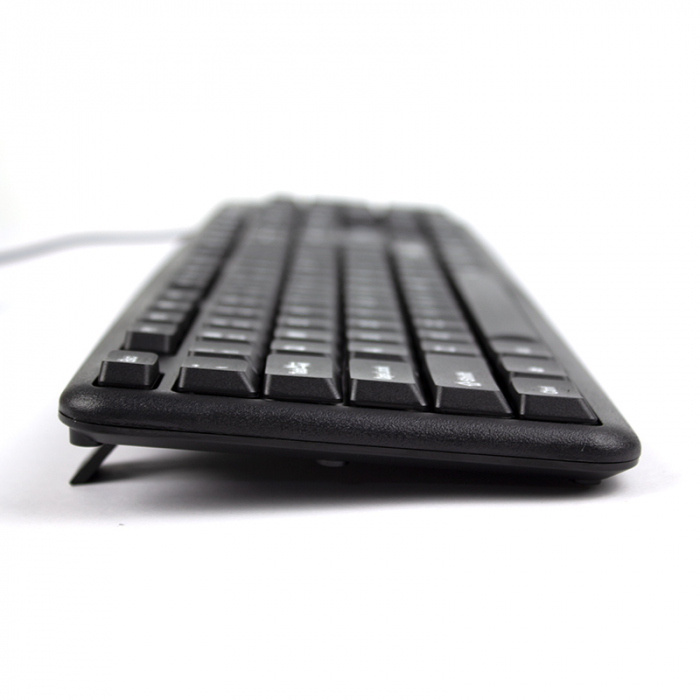 Tastatura USB rezistenta la apa, 104 taste, culoare negru [3]