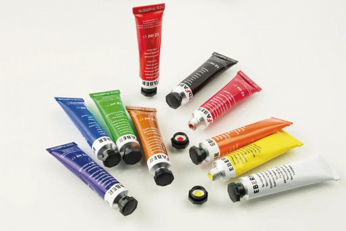 TEMPERA 10 CULORI 12 ML CUT PLASTIC EBERHARD FABER [4]