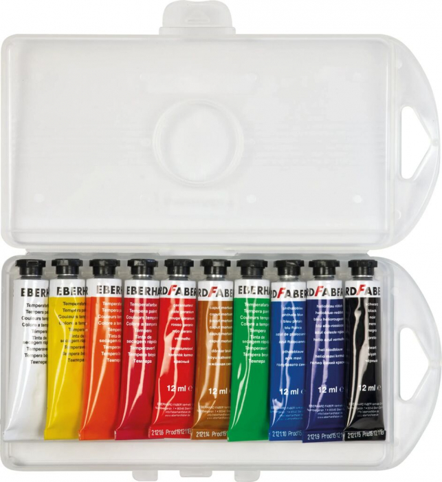 TEMPERA 10 CULORI 12 ML CUT PLASTIC EBERHARD FABER [2]
