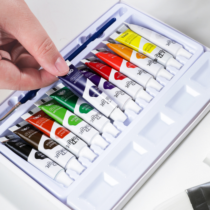 TEMPERA 12 CULORI 5ML DELI [5]