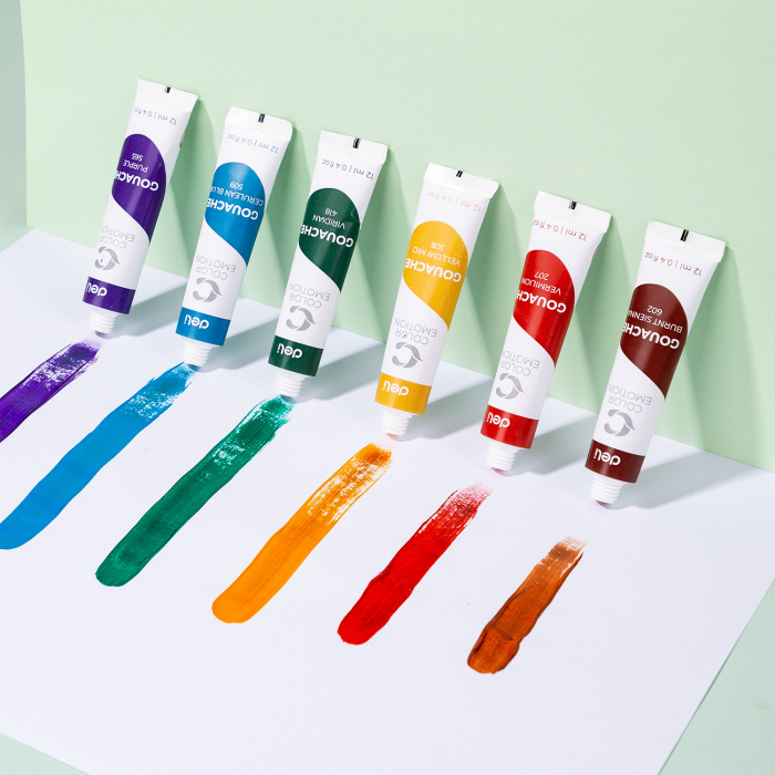 TEMPERA 24 CULORI 12ML DELI [4]
