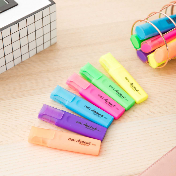 TEXTMARKER ALBASTRU ACCENT S621 DELI [4]
