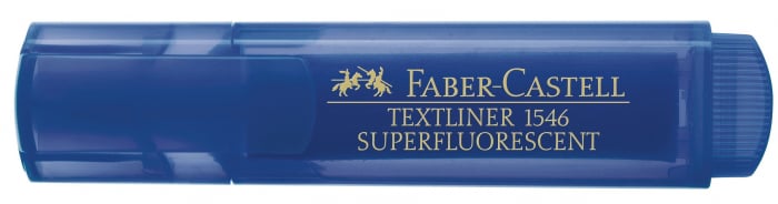 TEXTMARKER ALBASTRU SUPERFLUORESCENT 1546 FABER-CASTELL [4]