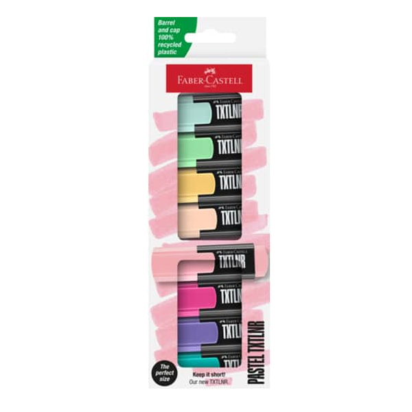 TEXTMARKER MINI SET 8 PASTEL FABER-CASTELL [1]