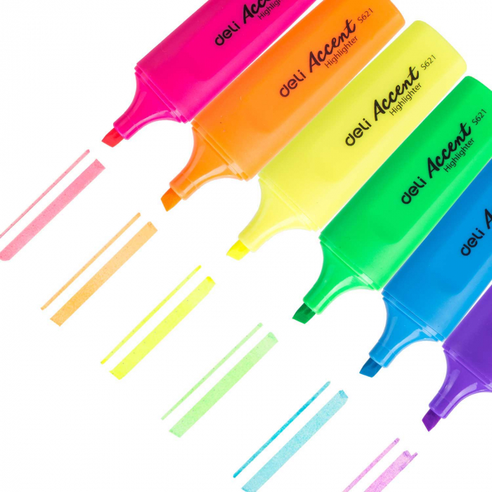TEXTMARKER PORTOCALIU ACCENT S621 DELI [5]