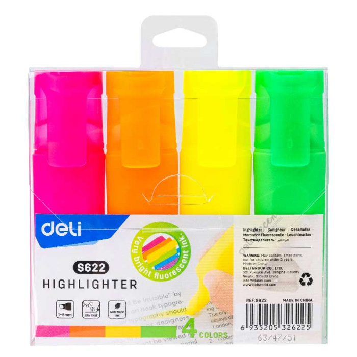 TEXTMARKER SET 4 ACCENT S621 DELI [1]