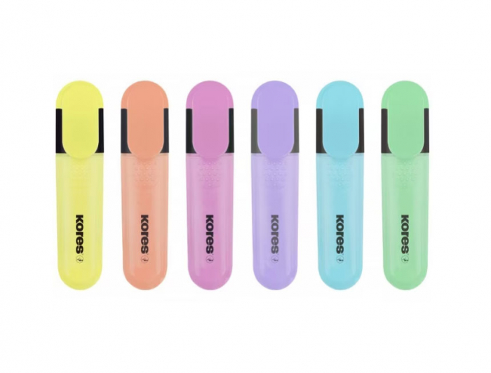 TEXTMARKER SET 6 PASTEL CUTIE PLASTIC KORES [2]