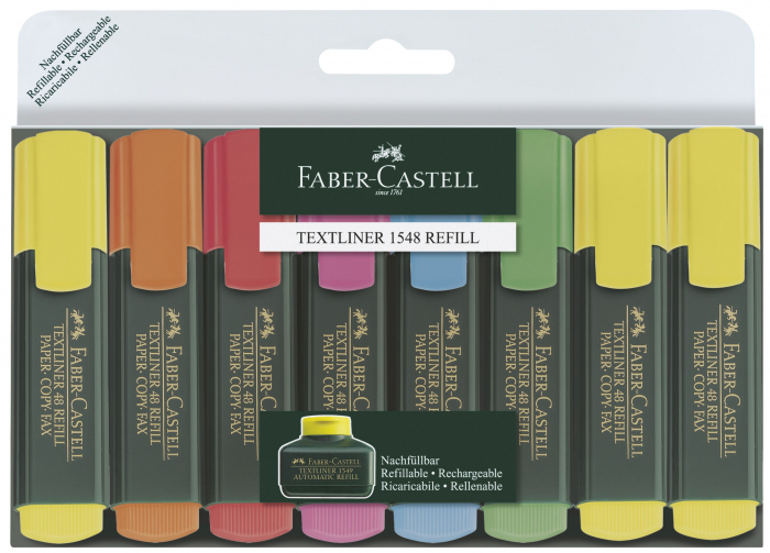 TEXTMARKER SET 8 1548 FABER-CASTELL [1]