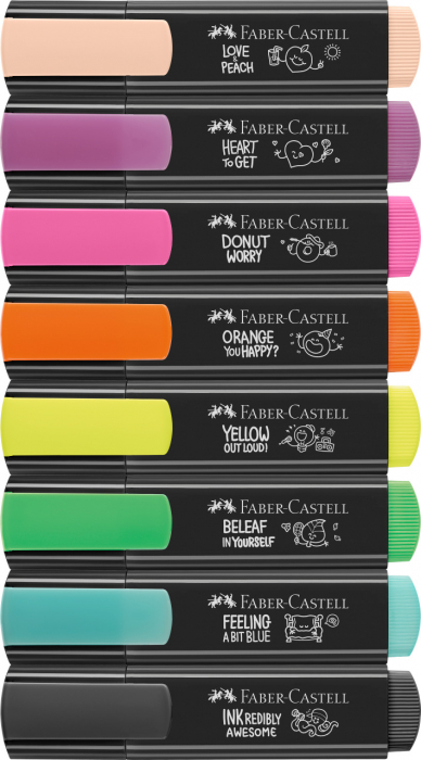 TEXTMARKER SET 8 GRAFFITI CUTIE CARTON FABER-CASTELL [2]