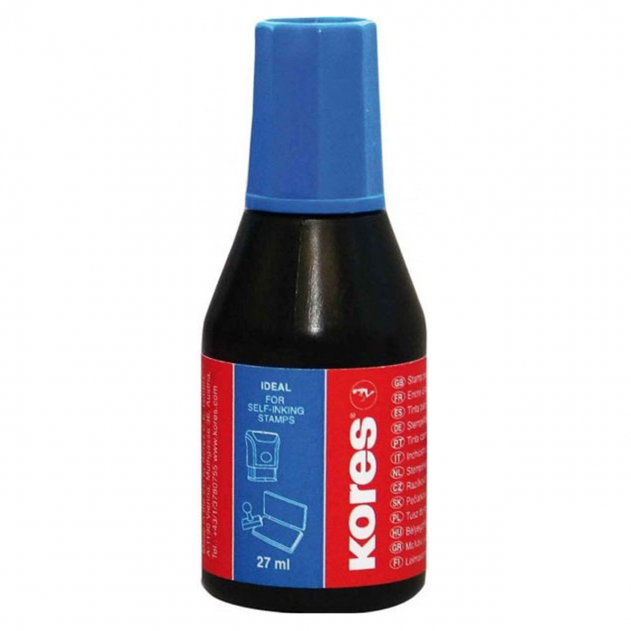 TUS STAMPILA ALBASTRU 28 ML KORES [1]