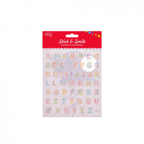 Produse si rechizite scolare - ABTIBILD - AB138 LITERE PASTEL LIPESTE SI ZAMBESTE DACO