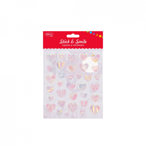 Produse si rechizite scolare - ABTIBILD - AB139 INIMI PASTEL LIPESTE SI ZAMBESTE DACO