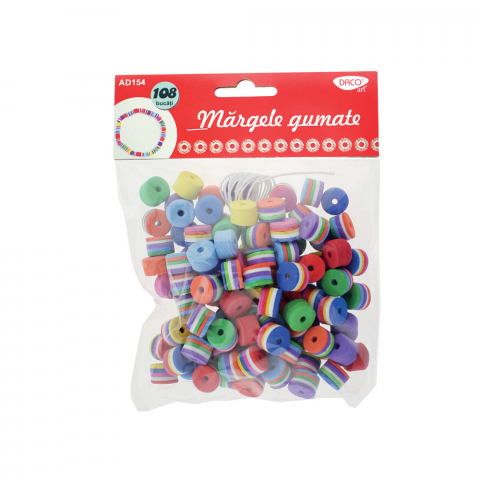 Produse si rechizite scolare - ACCESORII CRAFT - AD154 MARGELE GUMATE SPUMA DACO
