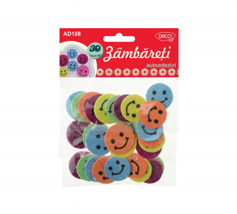 Produse si rechizite scolare - ACCESORII CRAFT - AD188 ZAMBARETI SPUMA AA DACO