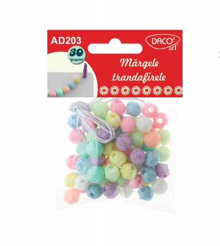 Produse si rechizite scolare - ACCESORII CRAFT - AD203 MARGELE TRANDAFIRELE DACO