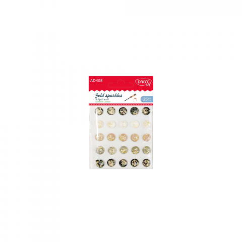 Produse si rechizite scolare - ACCESORII CRAFT - AD408 SCLIPIRI AURII DACO