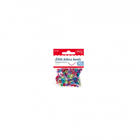 Produse si rechizite scolare - ACCESORII CRAFT - AD461 MARGELE LITERICI COLOR DACO