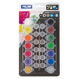 Produse si rechizite scolare - ACUARELE GUASA 14 CULORI MILAN BWM10244