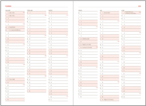 Agenda datata zilnic, Basic [8]