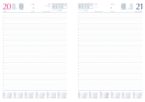 Agenda datata zilnic BIG Matra IT512, 21 x 30 cm [3]